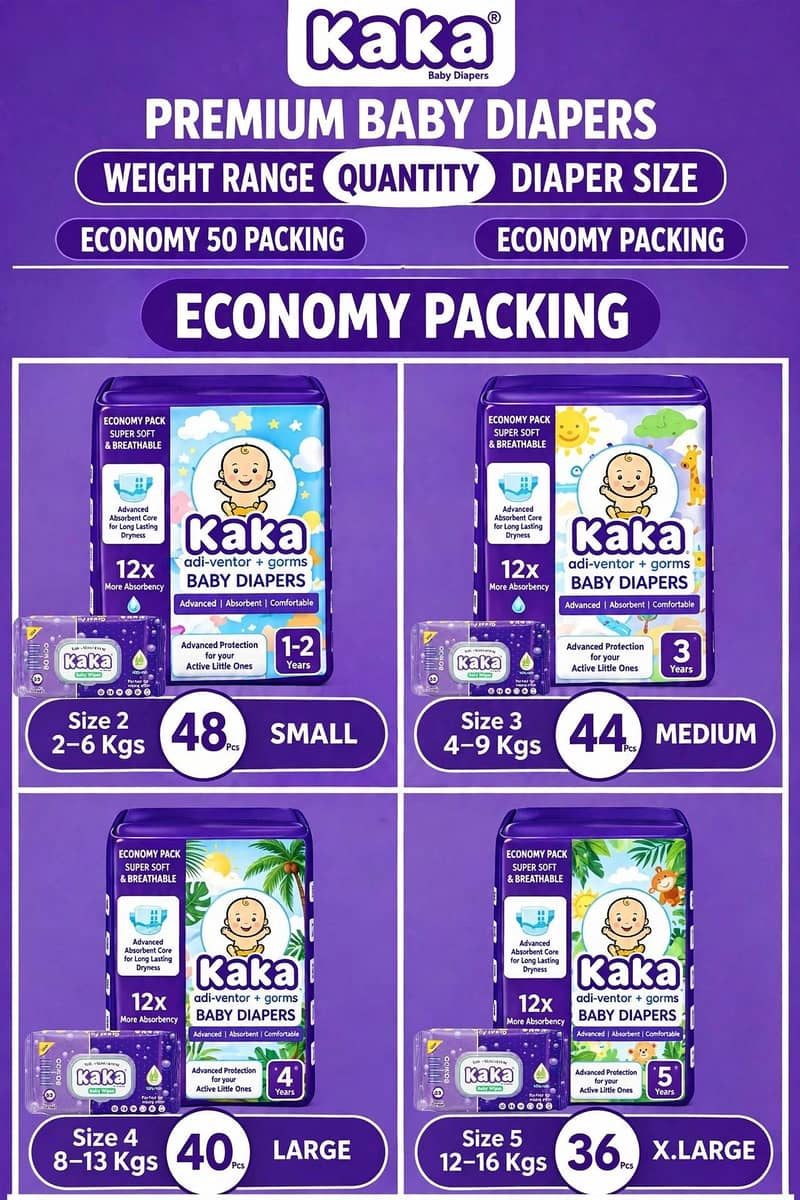 KaKa Diapers 0