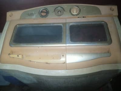 washing machine and dryer. .