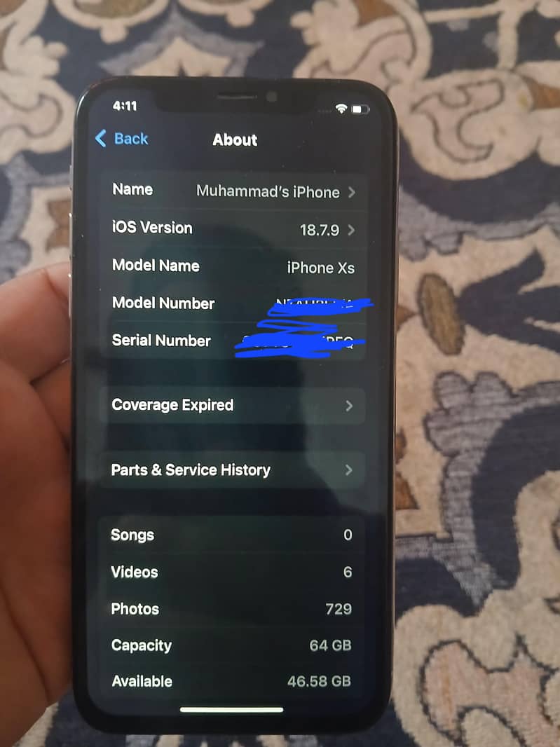 Apple iPhone XS 7