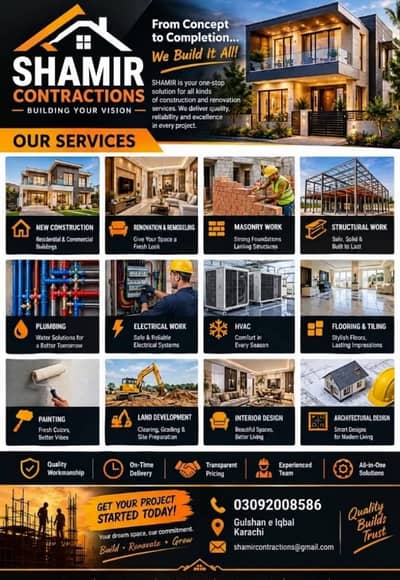 Construction Services | House Construction, Architectural Design & Ho