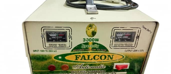 FLACON 3000W Automatic voltage stabilizer , working conditions