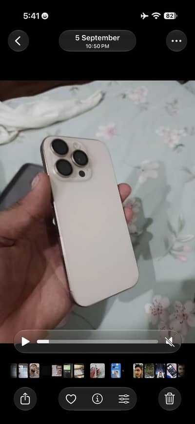 Apple iPhone 16 Pro 256gb Fuctory unlock 87 battery health