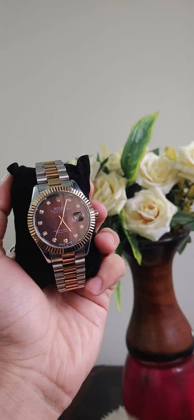 Rolex Date just semi automatic