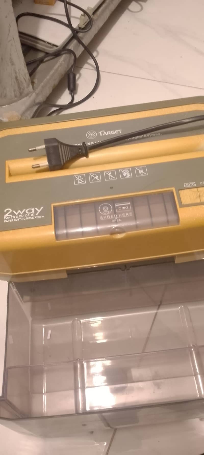 Target paper cutter machine 2