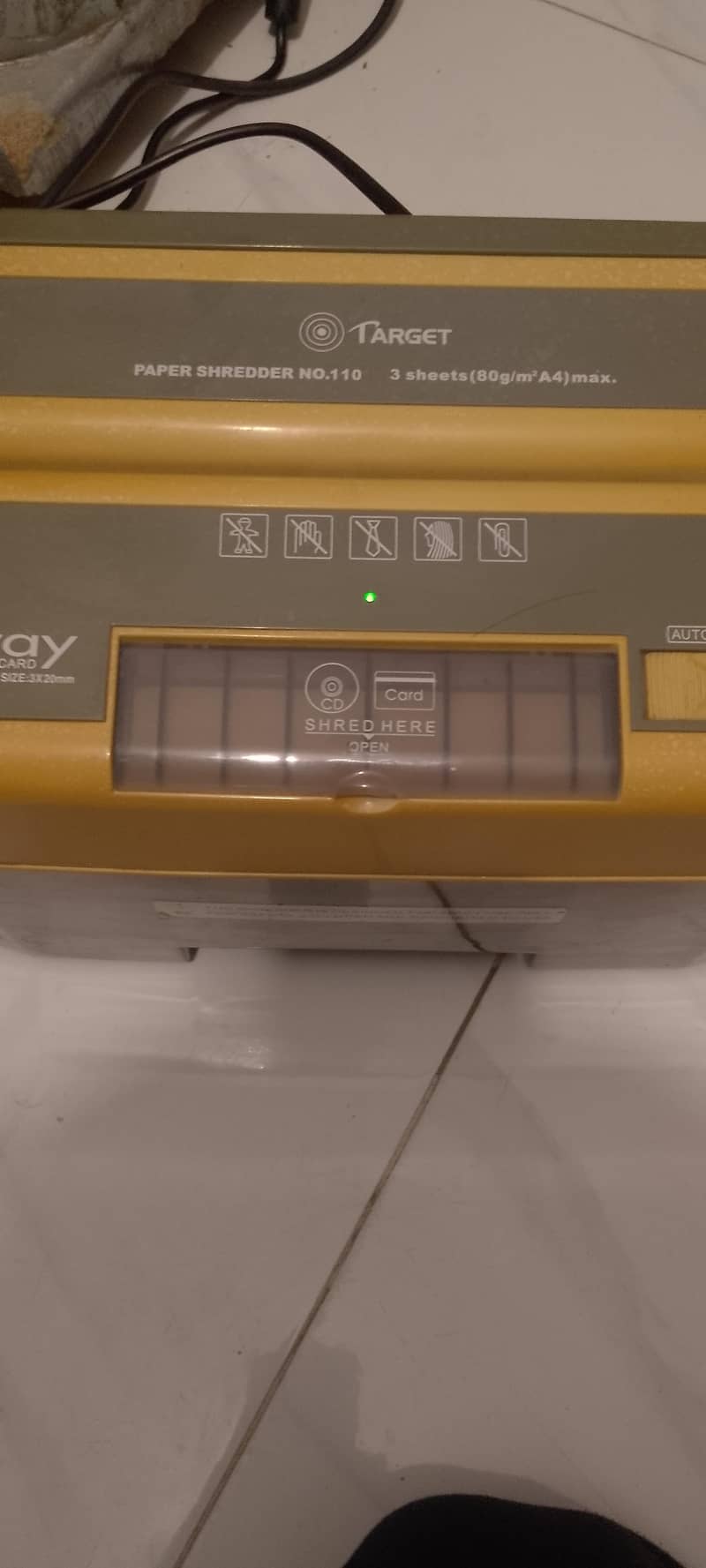 Target paper cutter machine 3
