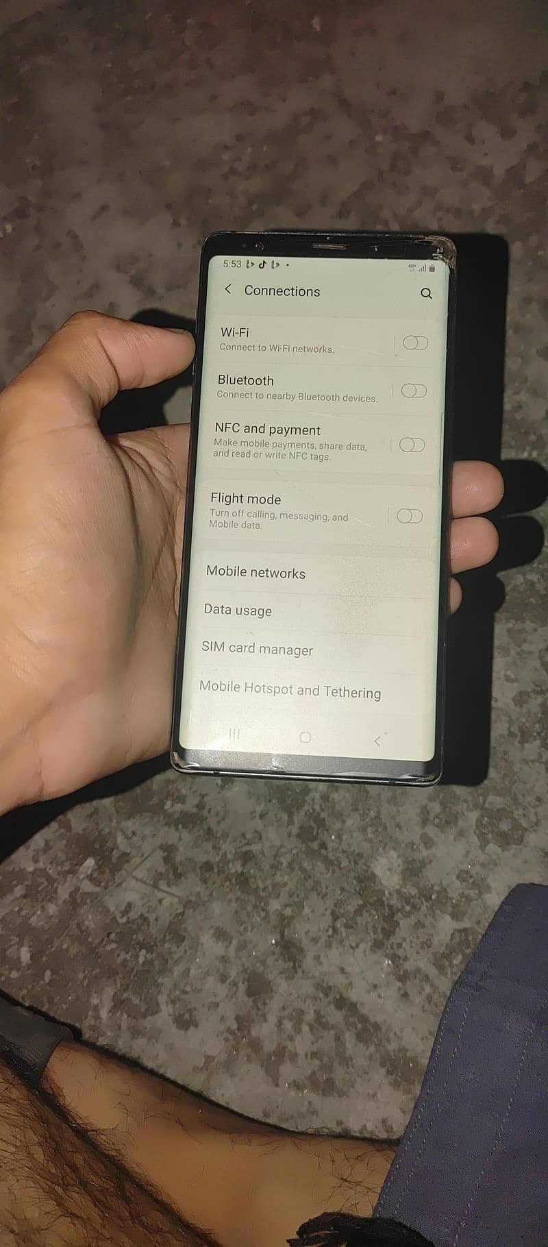 Samsung Note 9 0