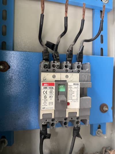 Green Electric Meter Box with 100 Amp Circuit Breaker – Complete Set