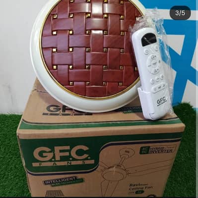 GFC DC Inverter Ceiling Fans with Remote – 5 Fans Available