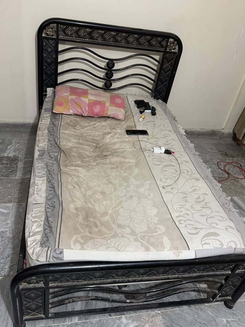 Iron single bed 0