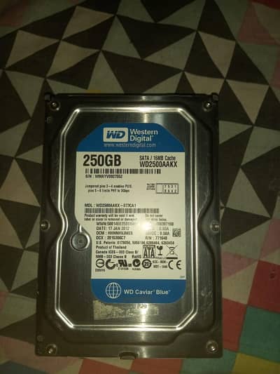 2 hard drive 250 gb / 1 hard drive 320 GB