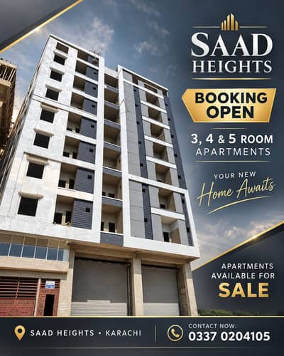 4 rooms appartment in "SAAD HEIGHTS" with bank loan approval