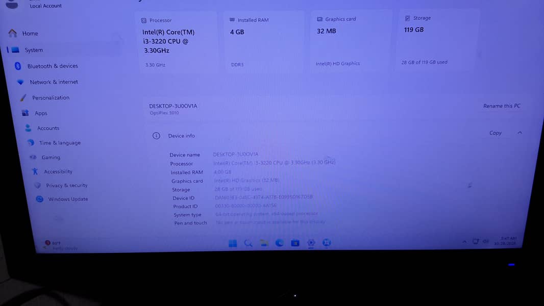i3 3rd generation pc 6
