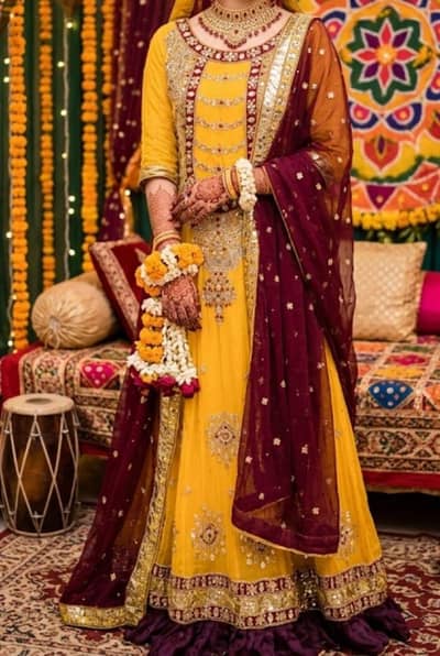 mehndi dress