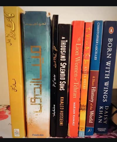 8 books collection for sale only Rs 3000