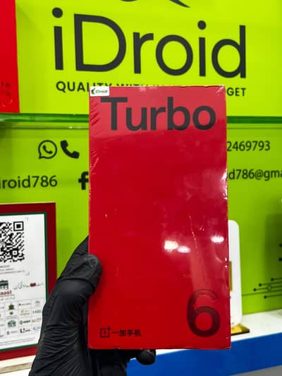 OnePlus Turbo 6 12GB Ram 256GB Rom Brand New Box Pack.