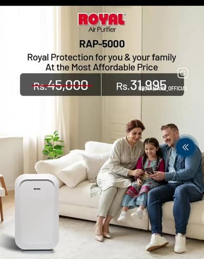 Royal Air purifier Gfc Air purifier Dawlance 0308-6301902