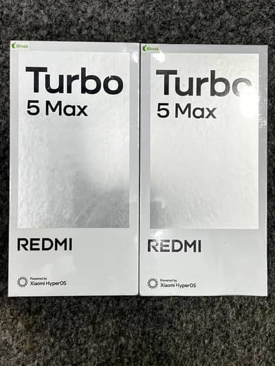 Redmi Turbo 5 Max 12GB Ram 256GB Rom Non PTA