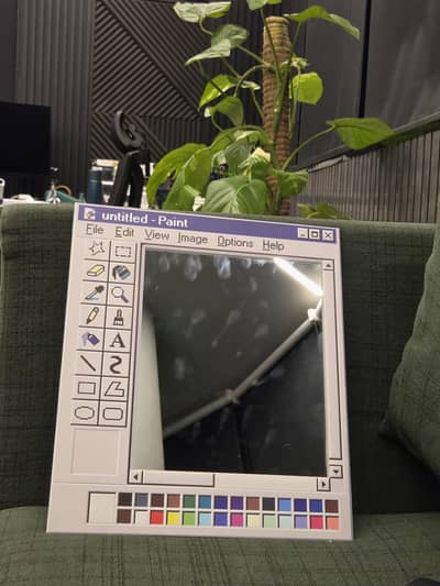 Stylish Trending Microsoft Paint Retro Mirror