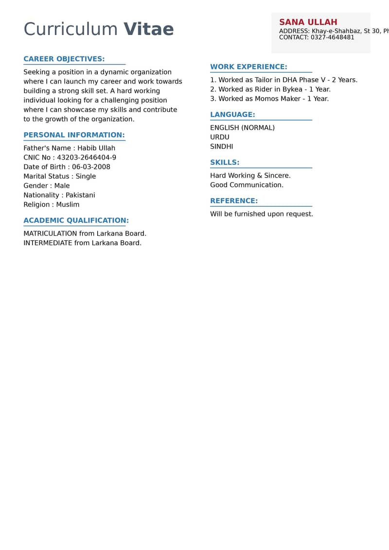 need job 0