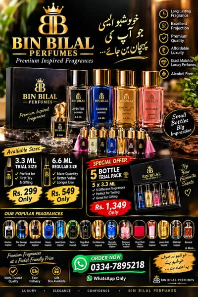IMPORTED BRANDED LONG LASTING PROJECTION PERFUME OILS