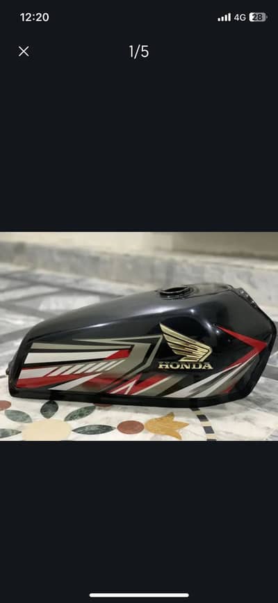 Honda 125 Tanki tappay and jenuine handle