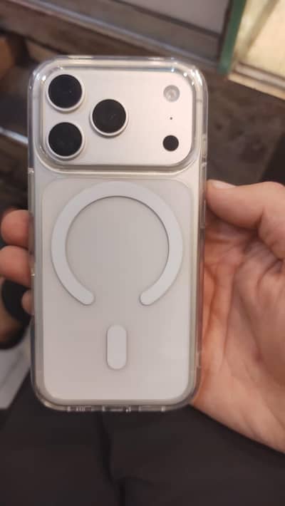 Apple iPhone 17 Pro with box cable 256 Gb Silver