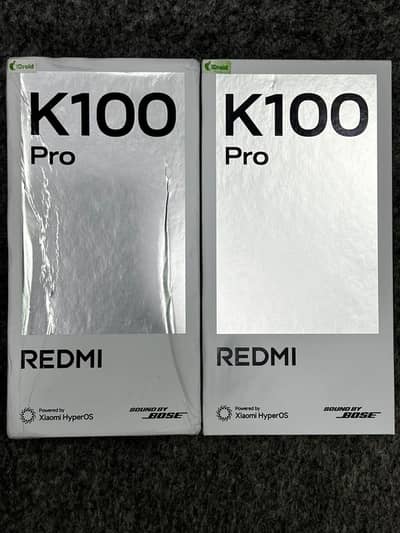 Redmi K100 Pro 12GB Ram 256GB Rom Non-PTA Brand New