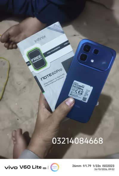 Infinix Note 60 Pro 16/256 8 month warranty full box 10/10 03214084668