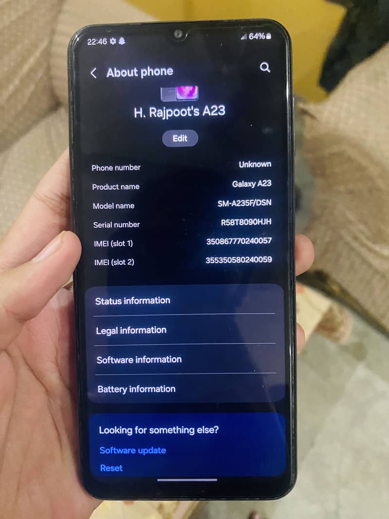 Samsung Mobile A23 2