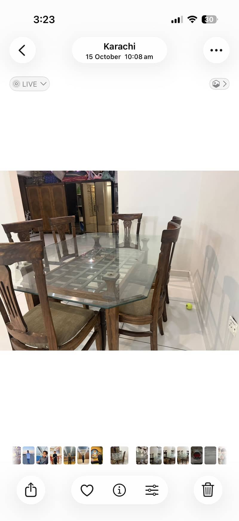 Dining table for 6 0