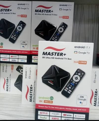 4K Smart Android TV Box | 8GB RAM | 128GB Storage