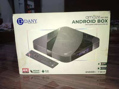 Amaze Ax 100 4K Android Tv box 4Gb 32Rom