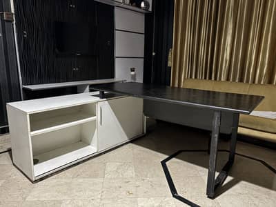 L Shaped Executive table for office, study and gaming