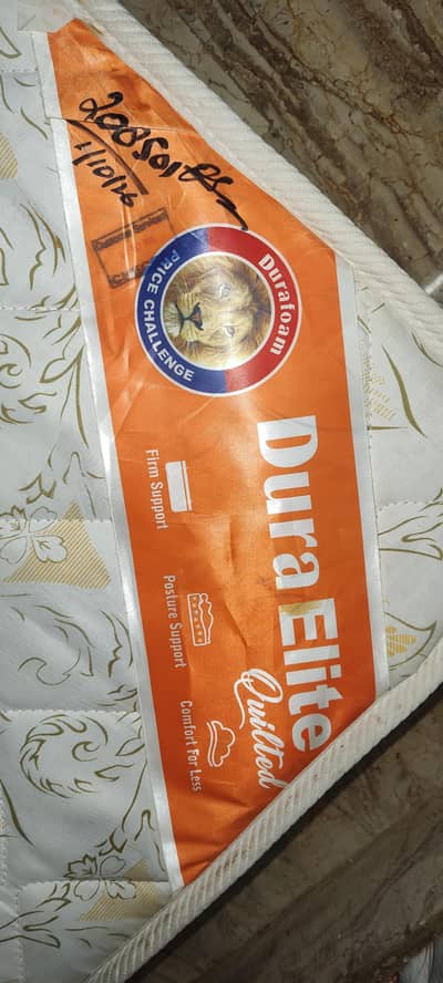 Dura foam double bed new condition