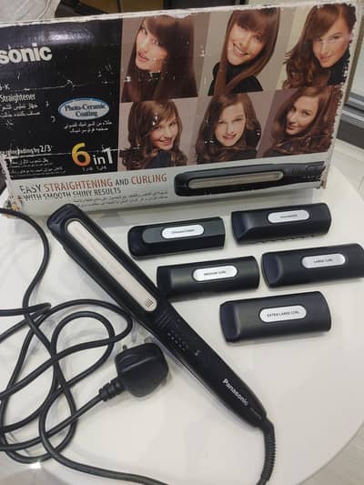 Panasonic 6 in 1 multi styling straightner
