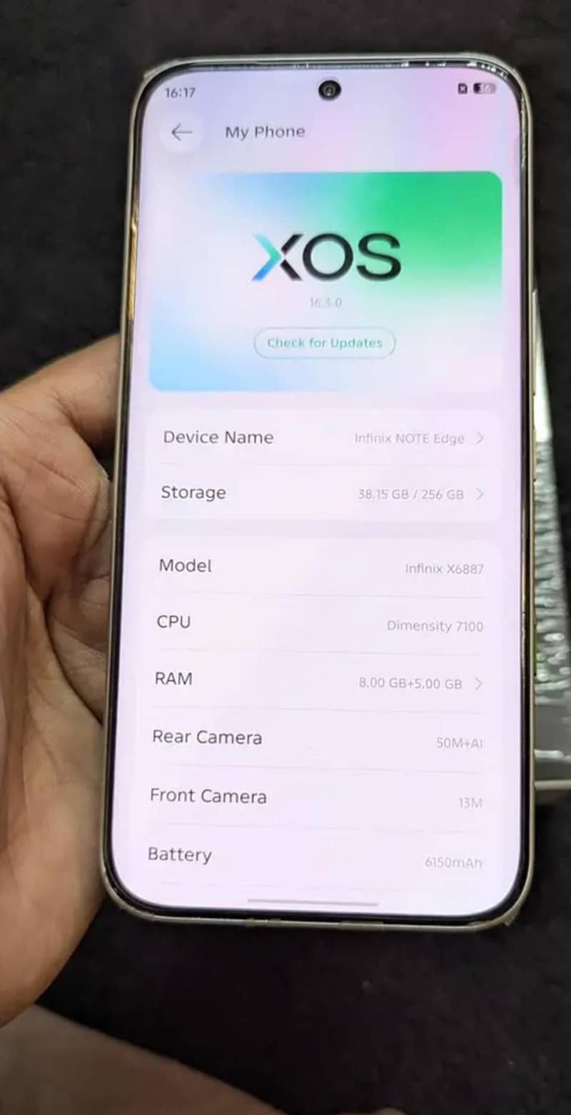 Infinix Note Edge 1