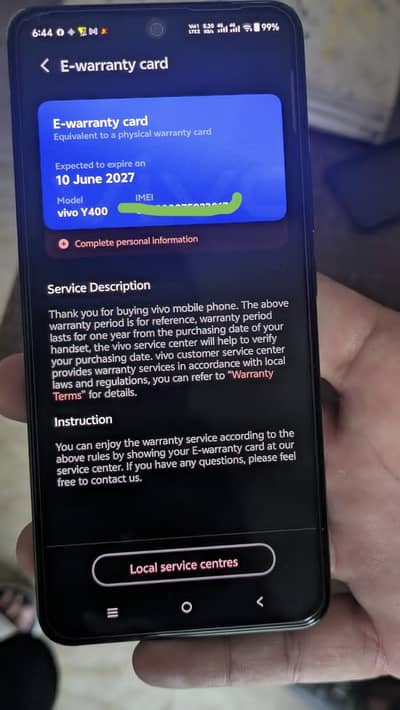 Vivo Y400