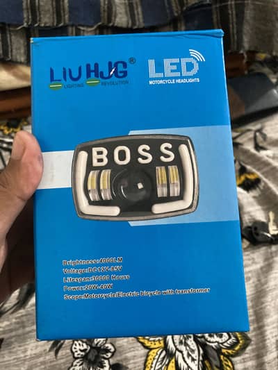 Led motorcycle headlight