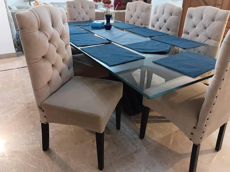 Dining Table plus 08 chairs 1