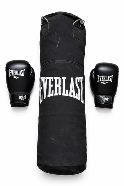 Boxing Kit Bag Filled With Gloves