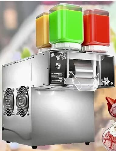 Ice flakes snow machine & 8 in 1 slush machine