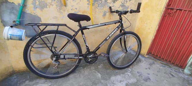 Black 26-Inch Sports Bicycle for Sale – Good for Daily Use