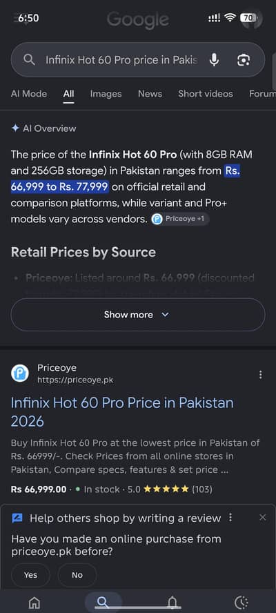 Infinix Hot 60 Pro