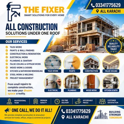 Professional Construction & Renovation Services in Karachi
