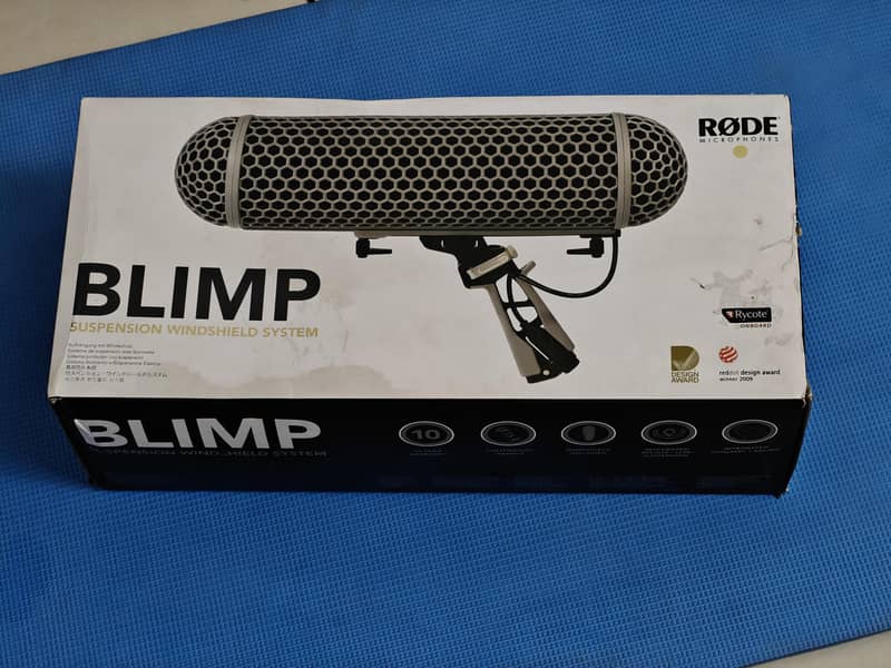 Never-Opened Rode Blimp Windshield and Rycote Shock Mount 0