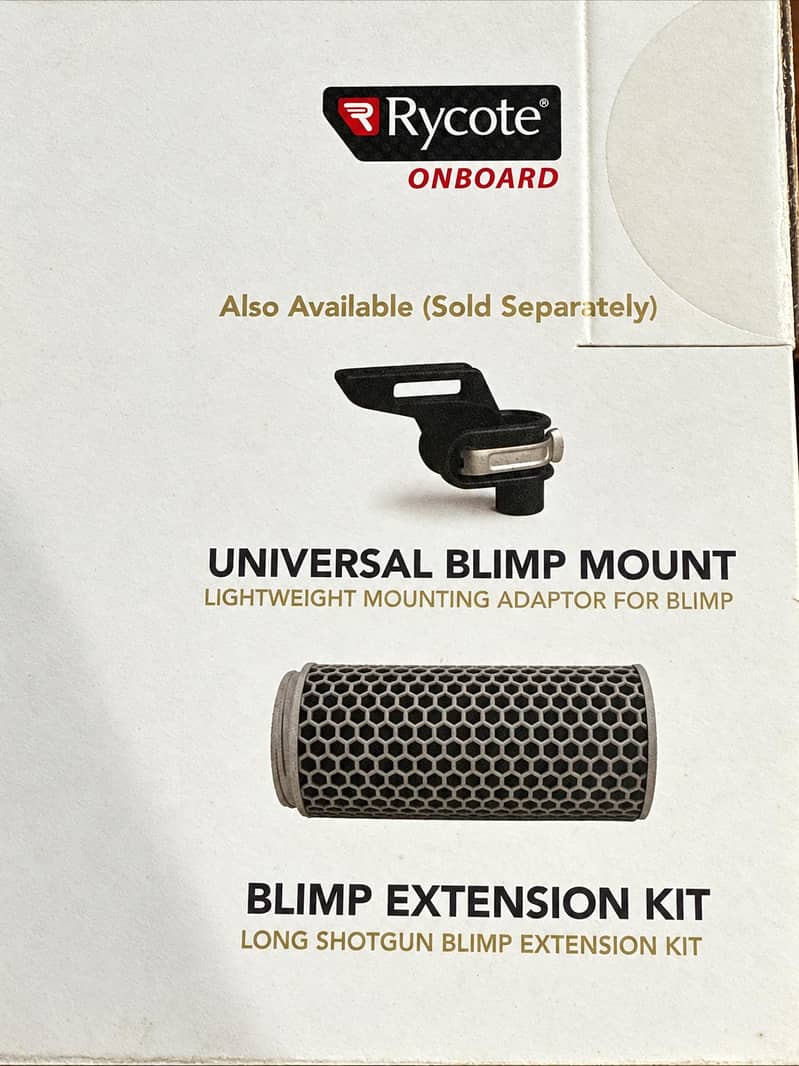 Never-Opened Rode Blimp Windshield and Rycote Shock Mount 2