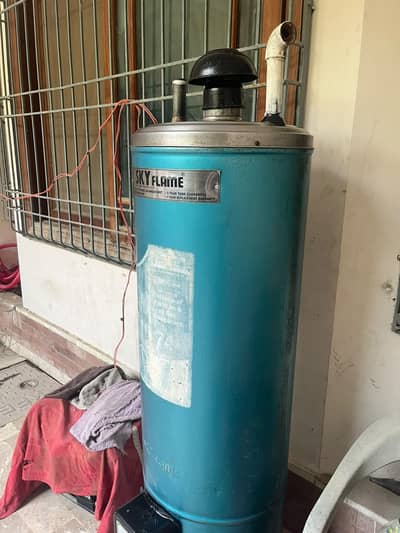 Sky Flame gas geyser in remarkable working condition
