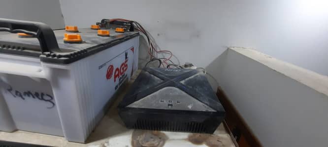 UPS / Inverter with AGS SP-250 Battery (Only 4 Months Used) - Excelle