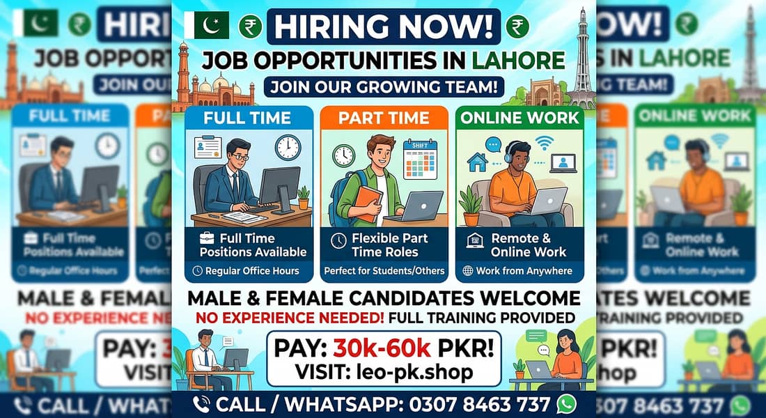 ONLINE WORK AND HOME BASED WORK / HIRING / ONLINE/ PART-FULL TIME ...