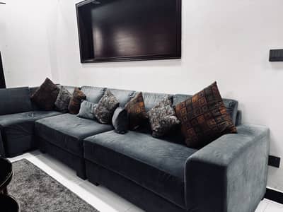L shaped sofa